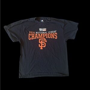 Genuine Merchandise Black and Orange Champions Tee
